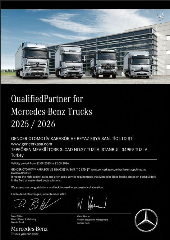 Mercedes-Benz Trucks QualifiedPartner 2025/2026