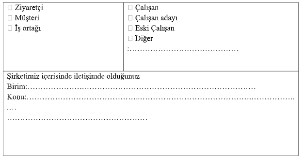 Başvuru formu · Belge 3