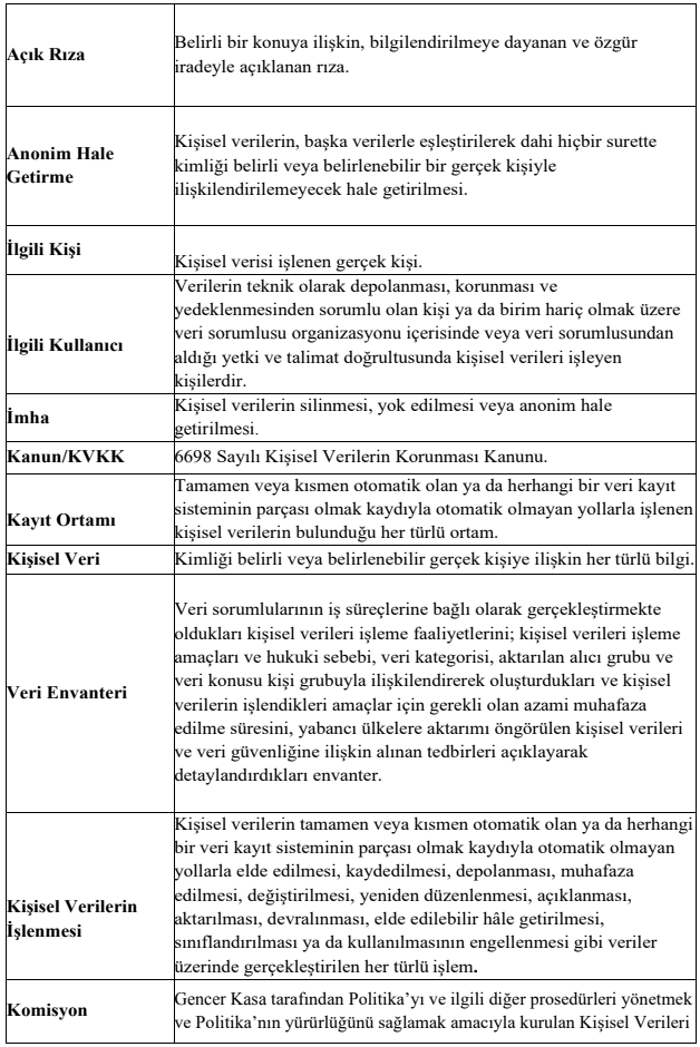 KVK Politikası · Belge 2